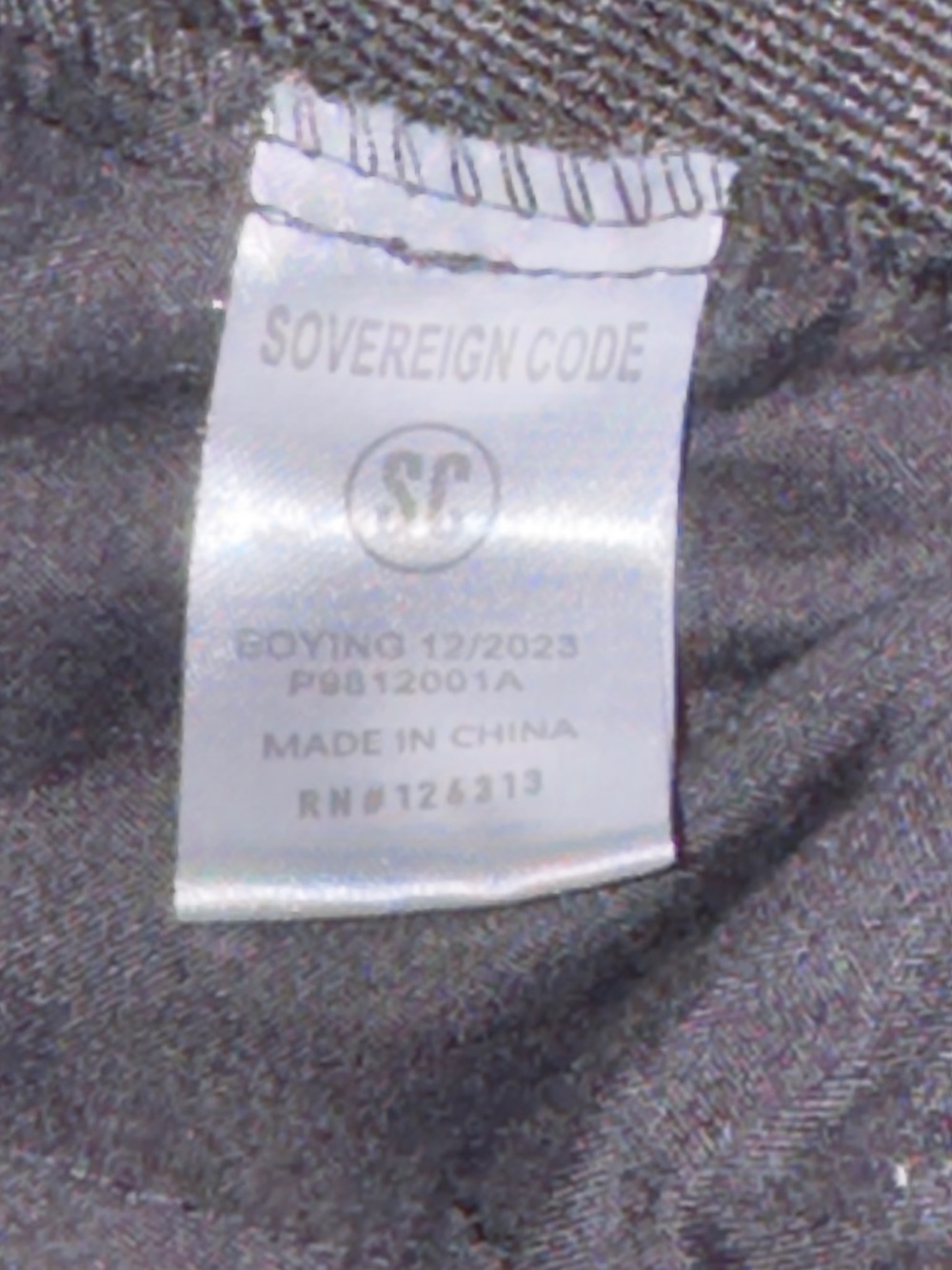 Sovereign Code Black Cargo Jogger Pants with Reflective Drawstring - Picture 8 of 9